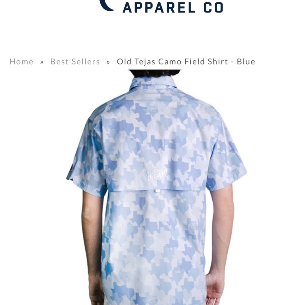 Old Tejas Camouflage shirt.